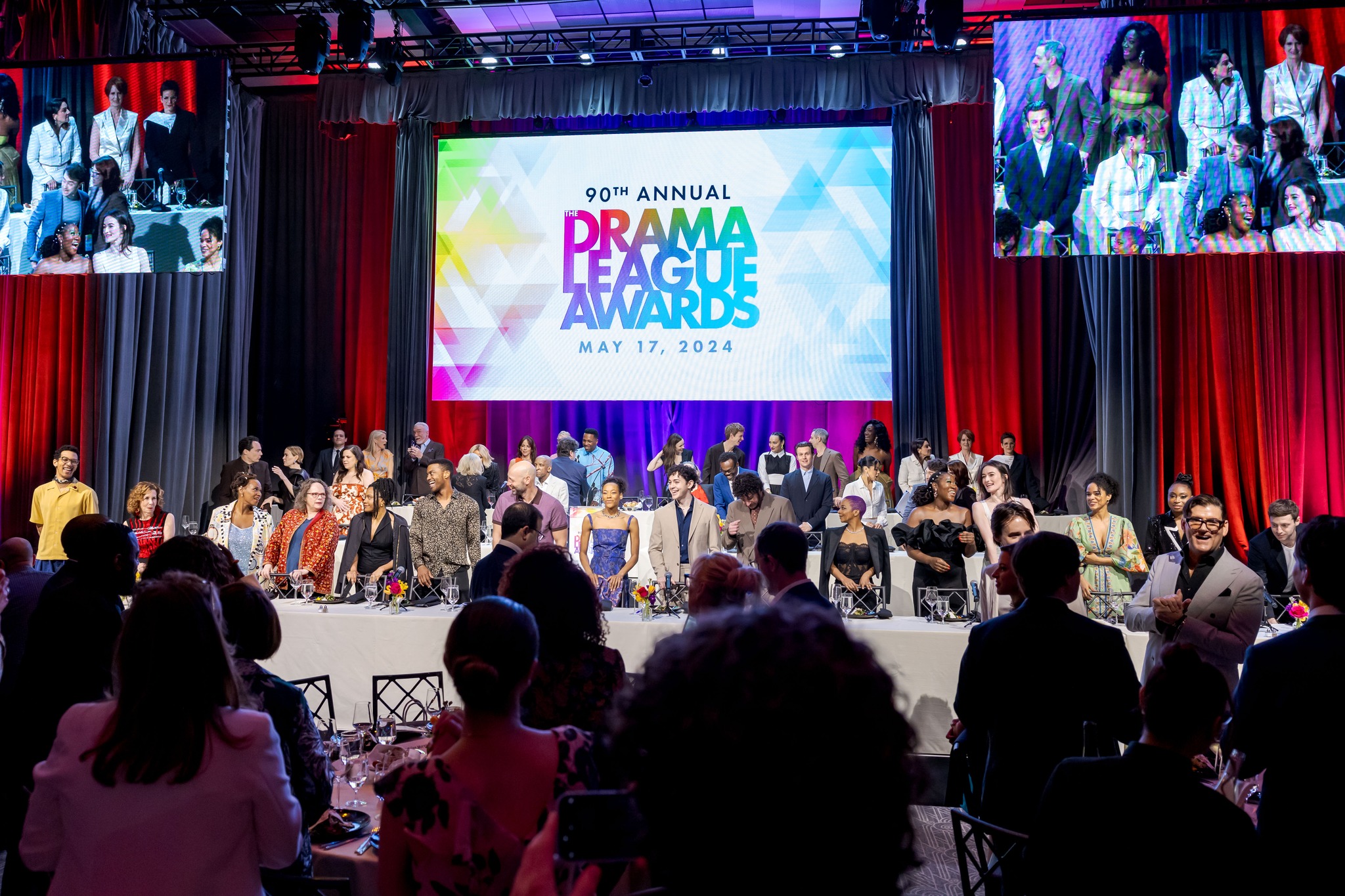 Main stage at The 90th Annual Drama League Awards, 2024