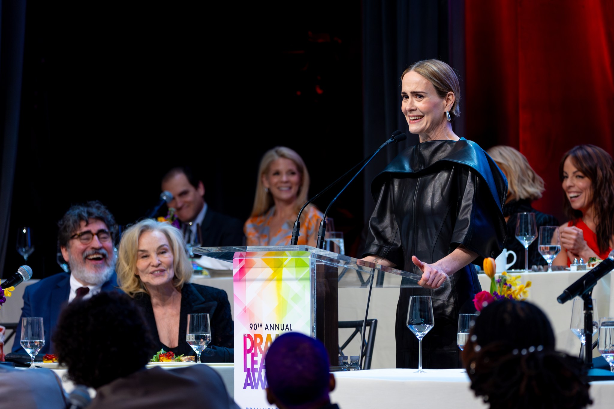 Jessica Lange and Sarah Paulson at The 90th Annual Drama League Awards, 2024