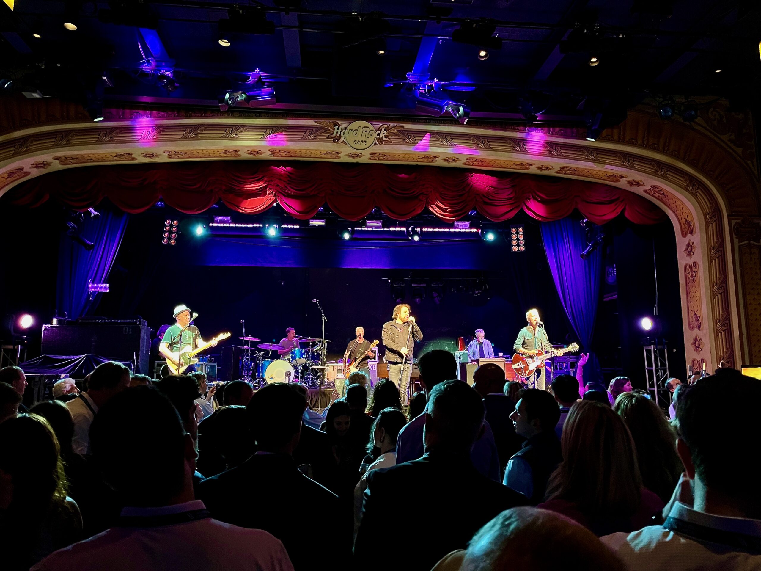 Counting crows performing on stage